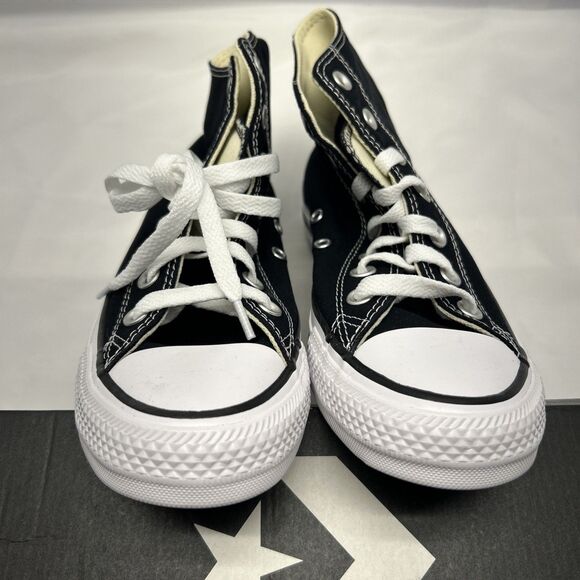 Converse High Tops Chuck Taylor Black/White Men/Boys Size 4.5 Women 6.5 NEW - Picture 7 of 9